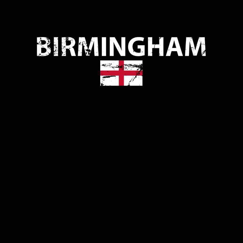 Birmingham, Angleterre, Vintage Drapeau Anglais