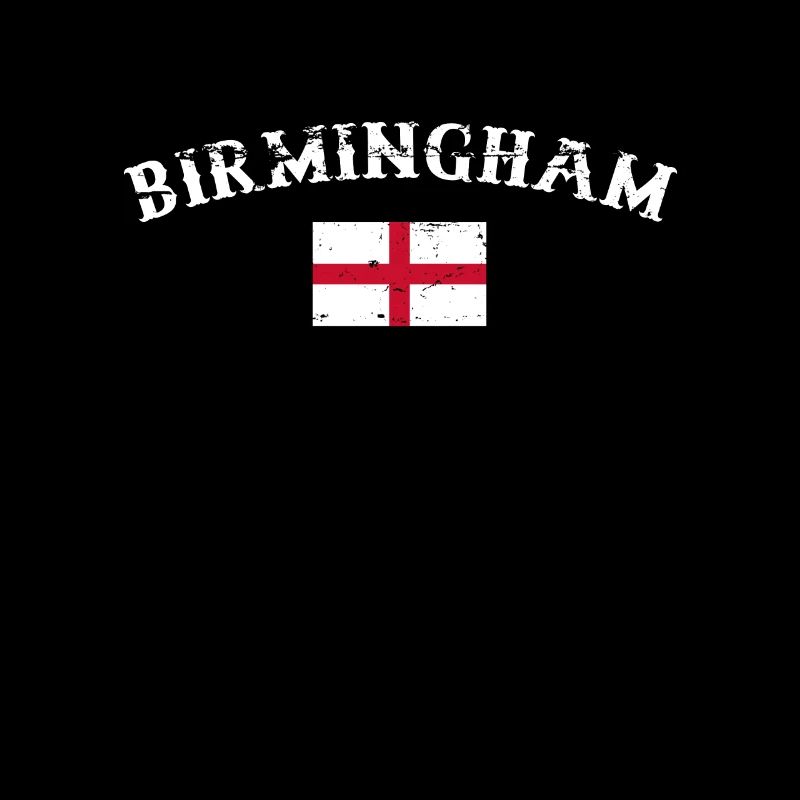 Birmingham, Angleterre, Vintage Drapeau Anglais