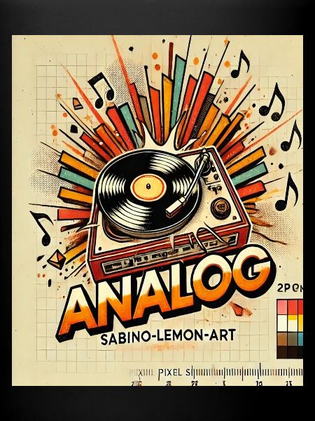 Retro turntable analogue
