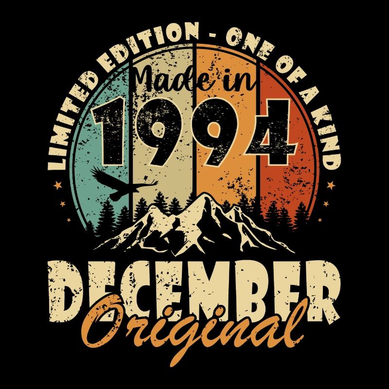 1994 Geburtstag Dezember Vintage Spruch