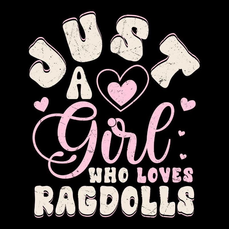 Juste une fille qui aime les ragdolls chat chaton mère