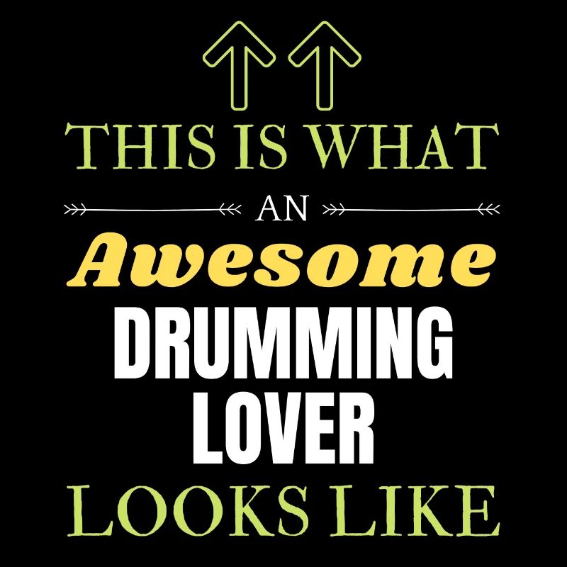 So sieht ein großartiger Drumming-Liebhaber aus