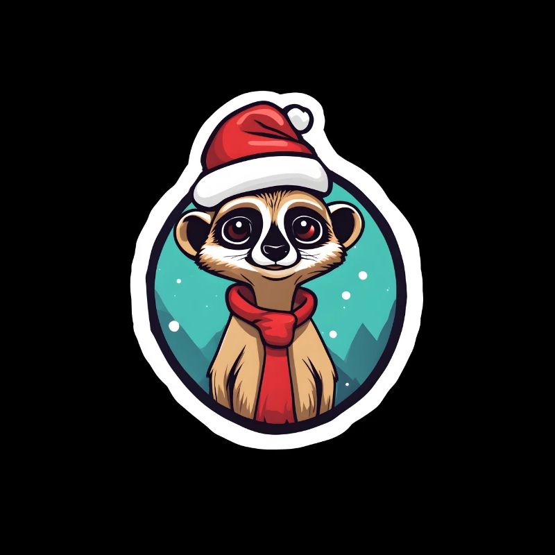 Frohe Weihnachten Erdmännchen