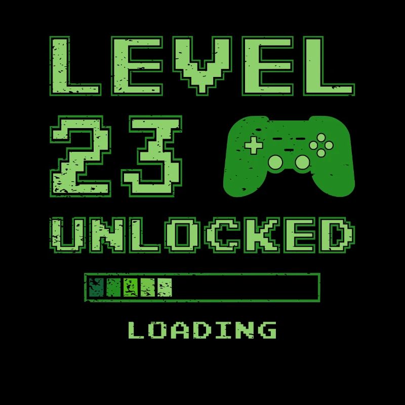 Level 23 Unlocked 23 Jahre Geburtstag Geschenk