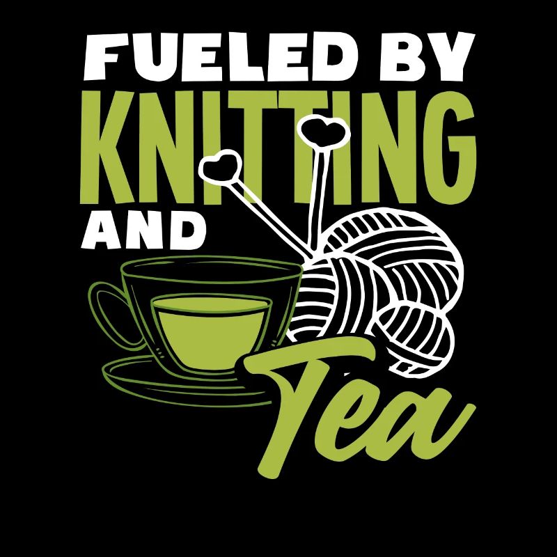 Gespannt Durch Stricken Und Tee