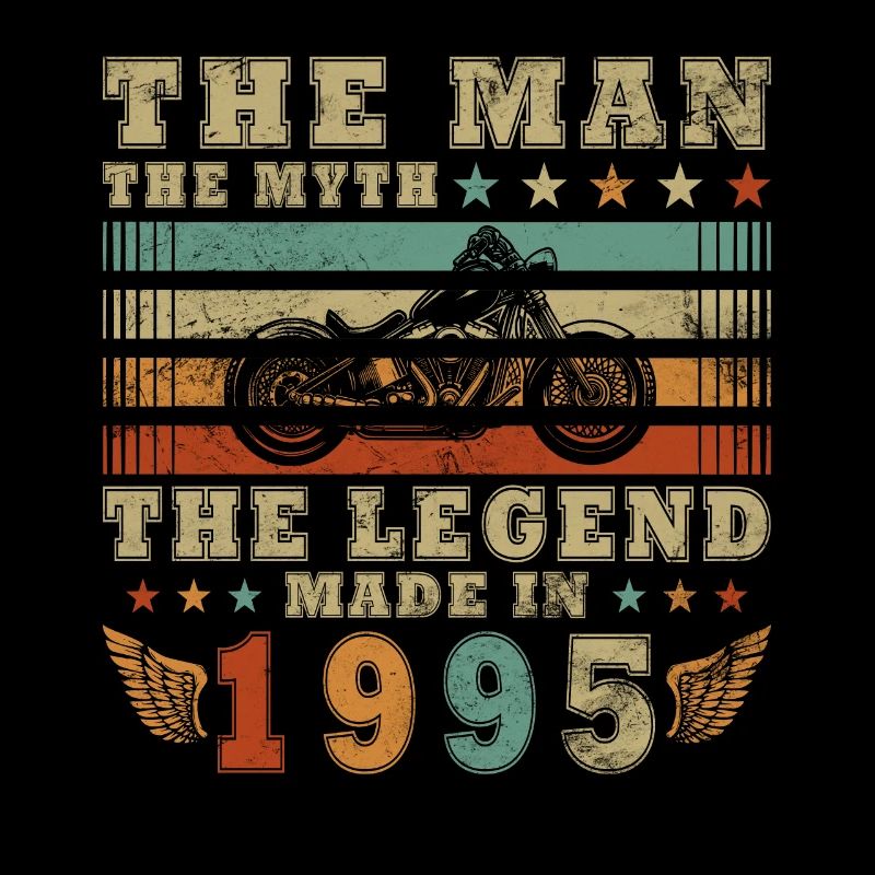 1995 Mann Mythos Legende Motorrad Biker