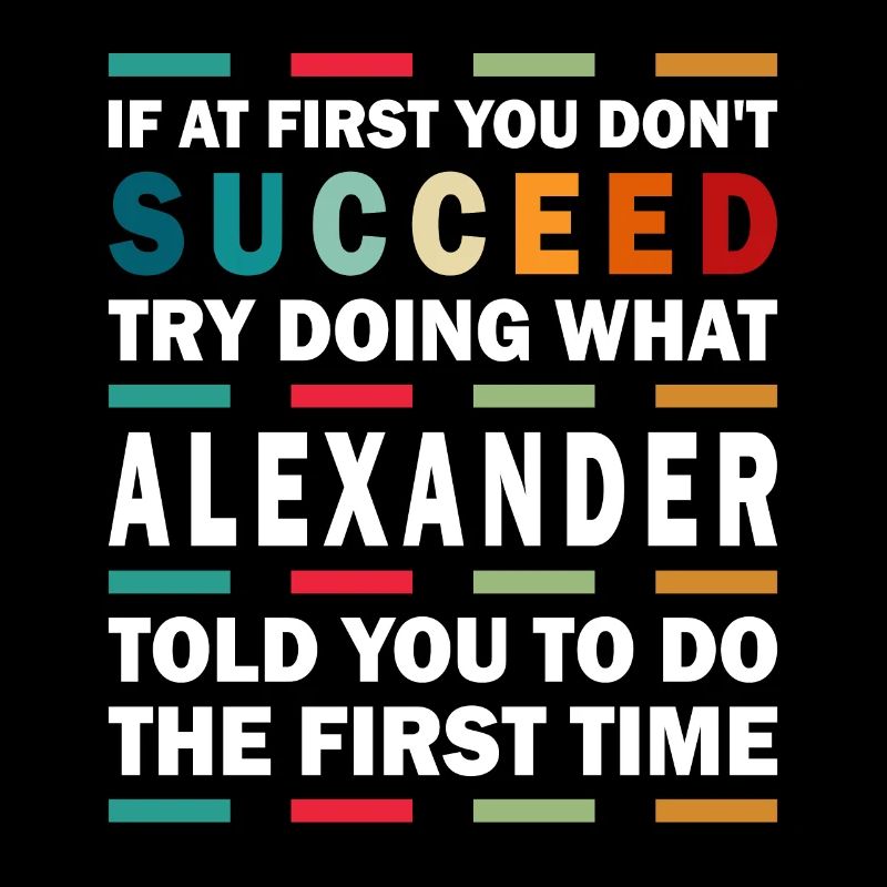 Conception du nom Alexander