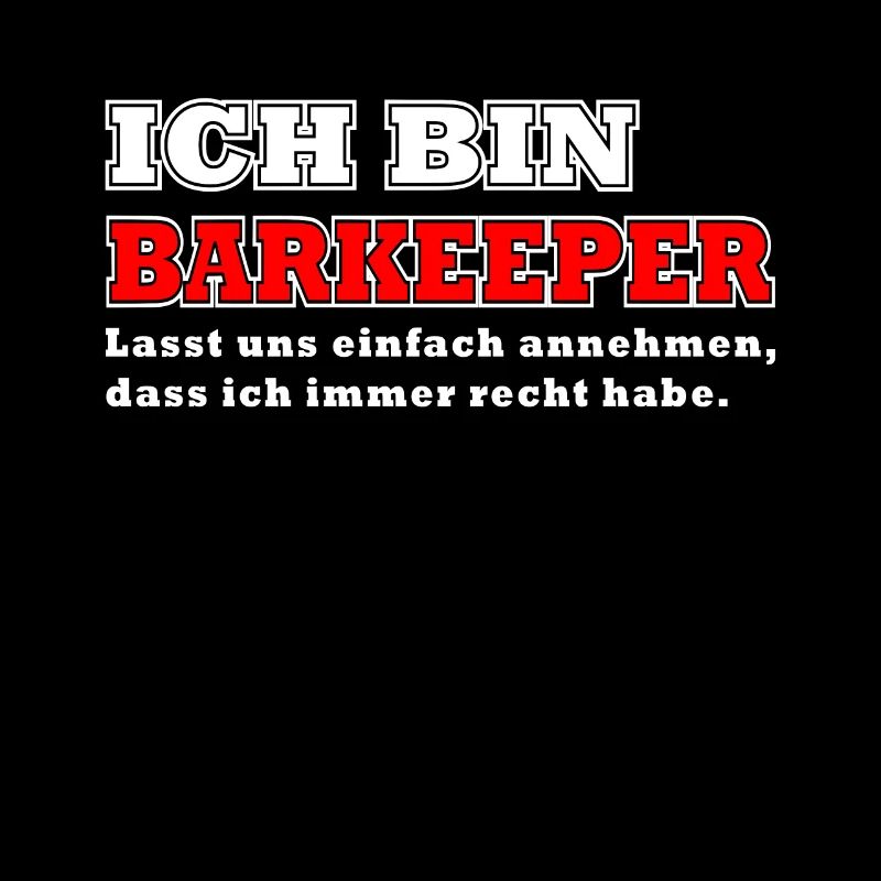 ich bin barkeeper