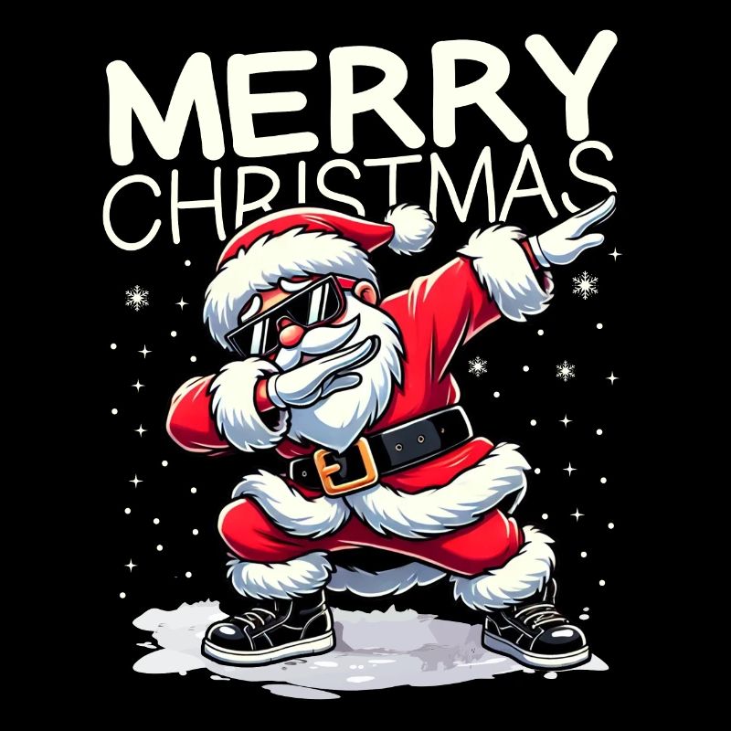 Lustig Merry Christmas Dabbing Weihnachtsmann