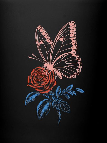 Papillon Rose