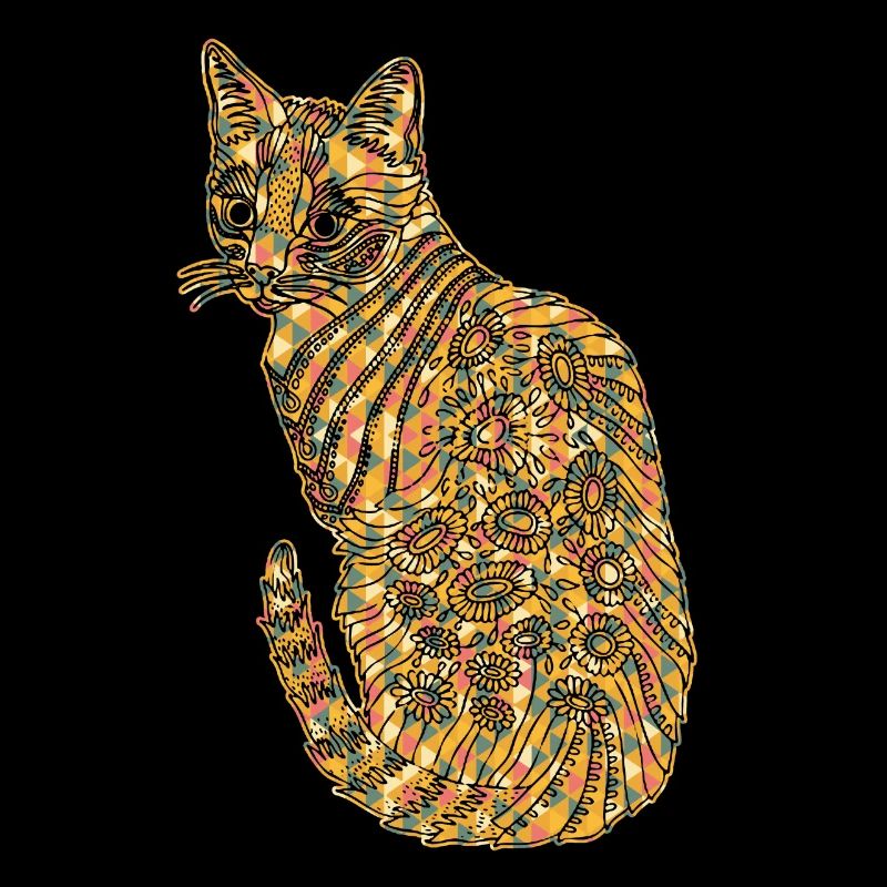 Bengal Cat Geometric