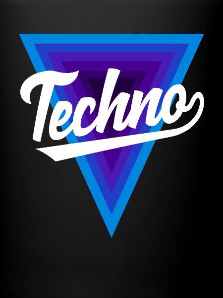 Techno Lover Triangle Design