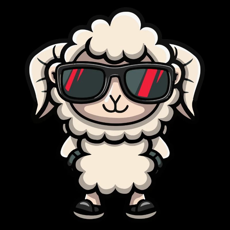 Schaf Comic Cool