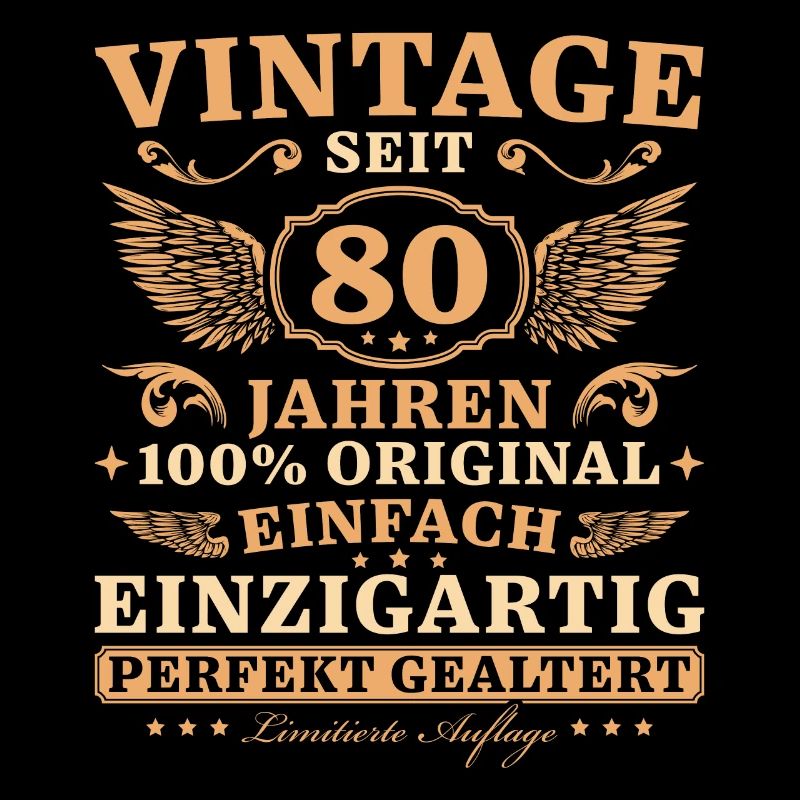 80 Jahre Einfach Einzigartig 80. Geburtstag