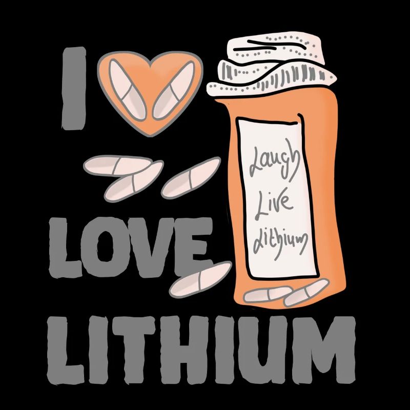La vie rit le lithium que j’aime