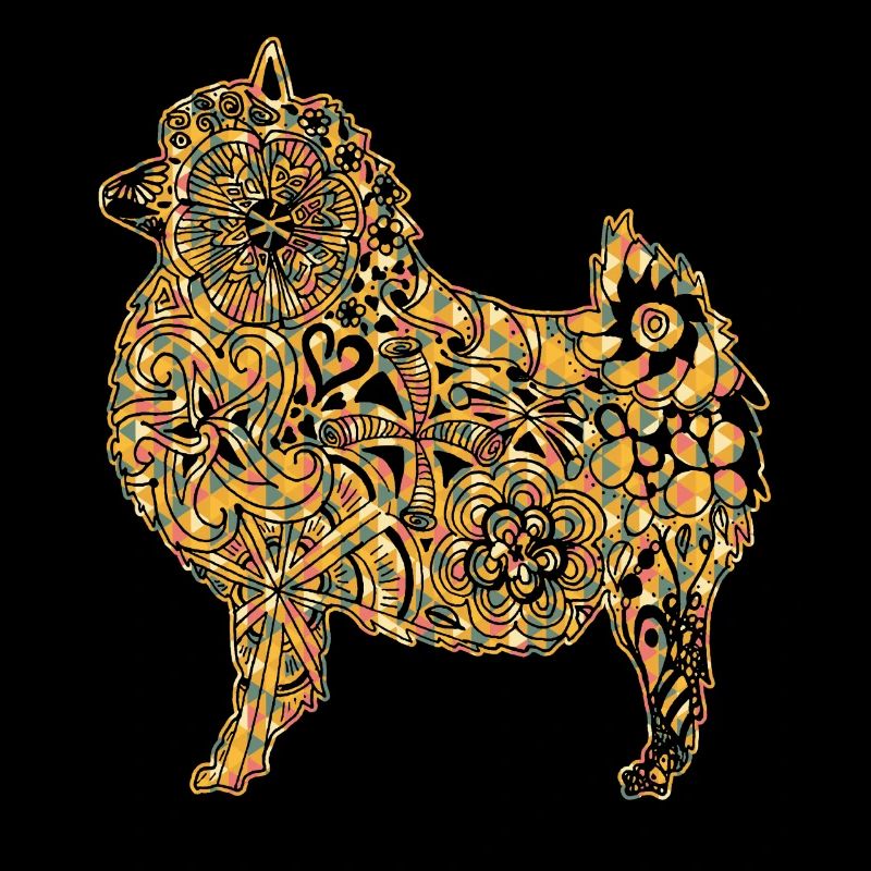 Keeshond Geometric