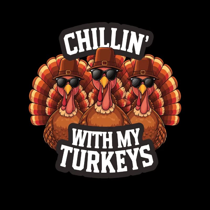 Dinde drôle de Thanksgiving