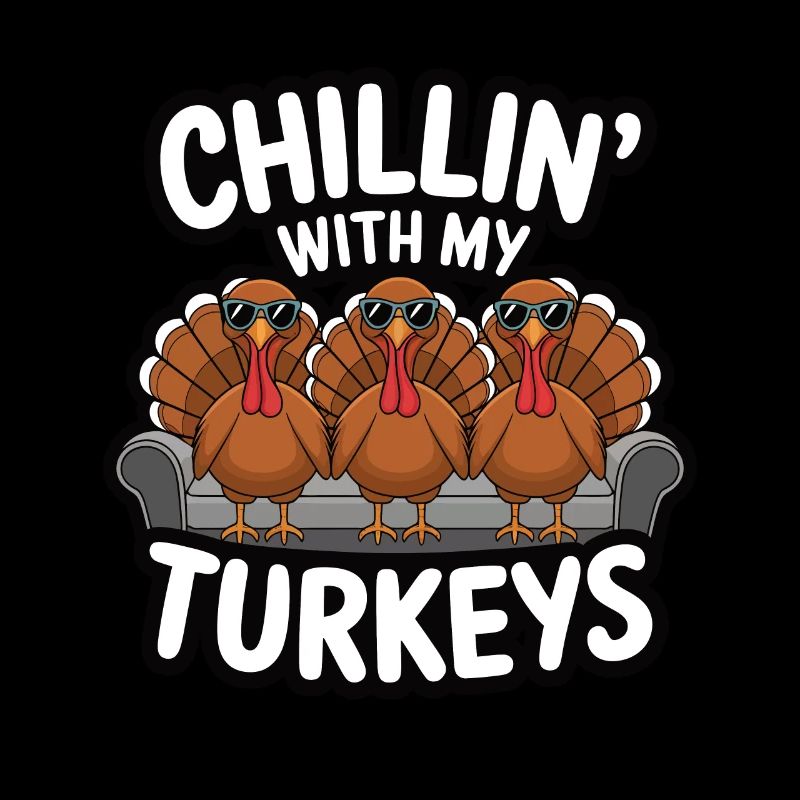 Dinde drôle de Thanksgiving