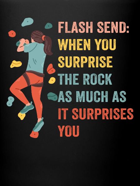 Boulderer Flash Send Bloc