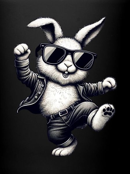 Dancing Easter Bunny