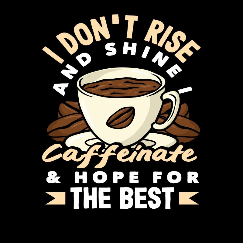 Kaffee Liebhaber: Koffein Und Hoffen Auf Das Beste