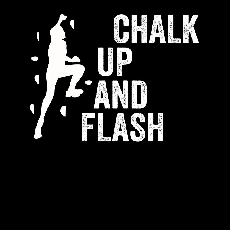 Boulderer Chalk Up Und Flash Bouldering