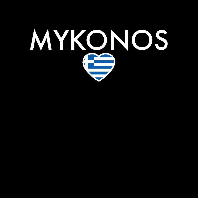 Mykonos Grèce Drapeau grec Grec