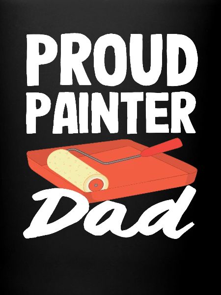 Proud painter dad
