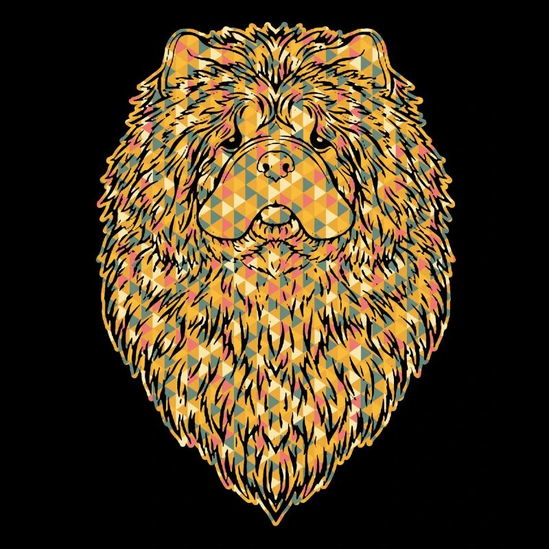 Pekingese Geometric