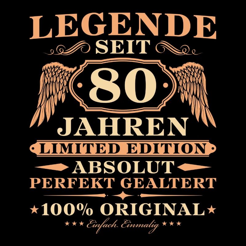 80 Jahre Einfach Einmalig 80. Geburtstag