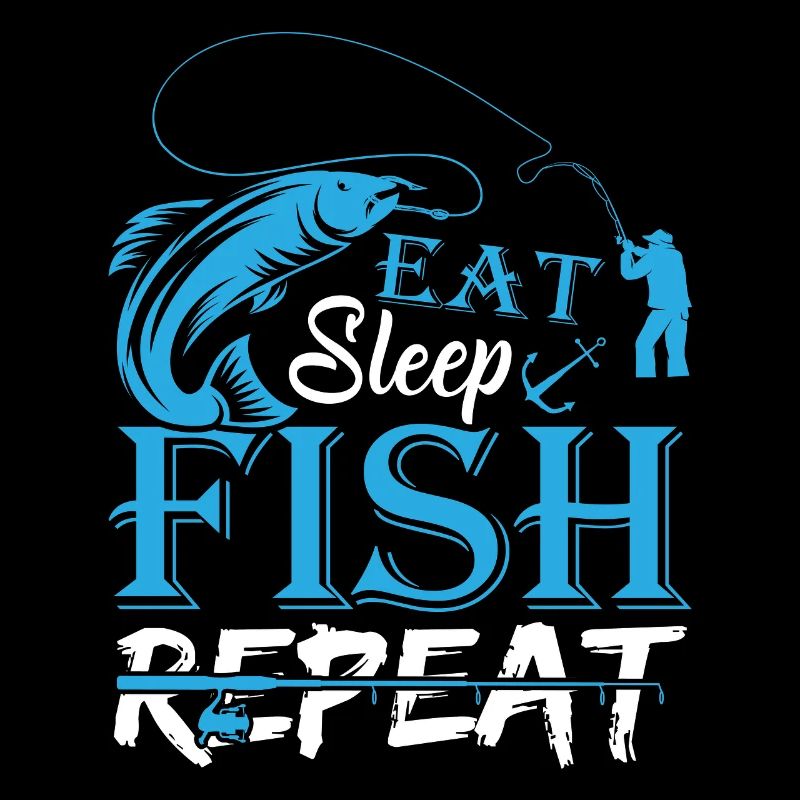 Manger dormir poisson répéter