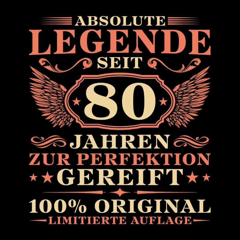 80 Jahre Absolute Legende 80. Geburtstag Geschenk