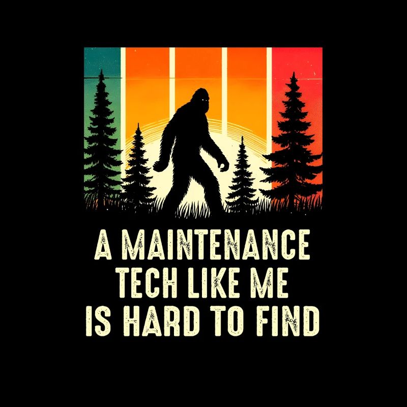 Maintenance Technician Is Hard To Find, Funny Bigf
