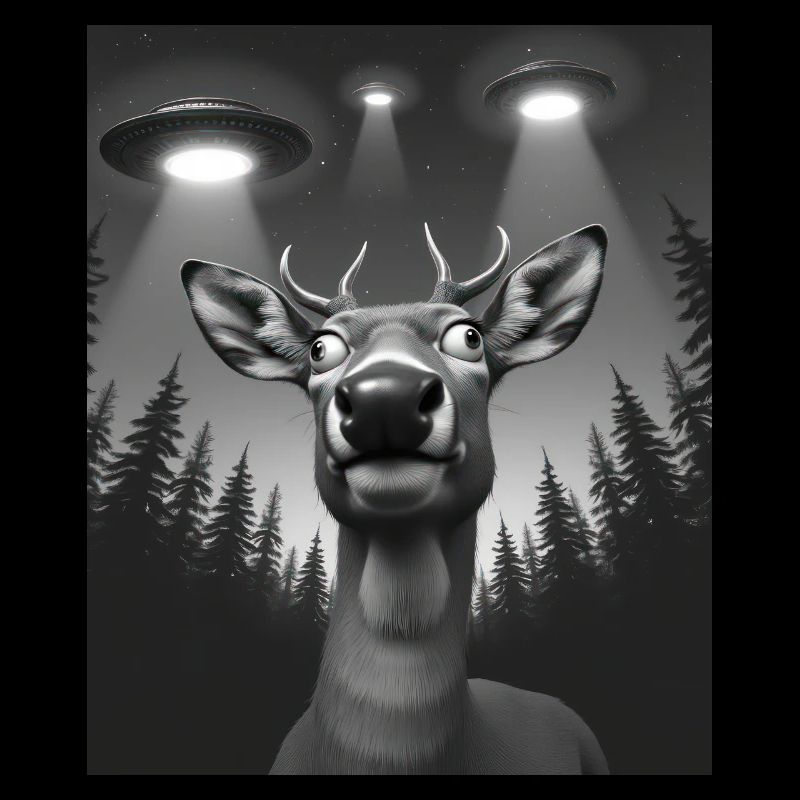 Ufo Funny Deer
