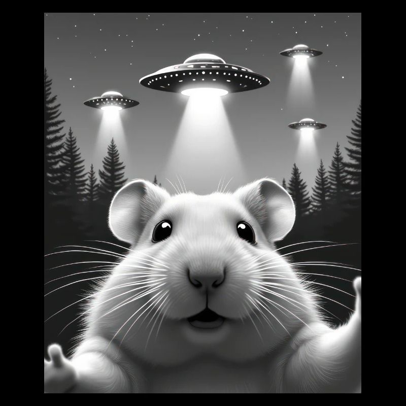 OVNI drôle de hamster
