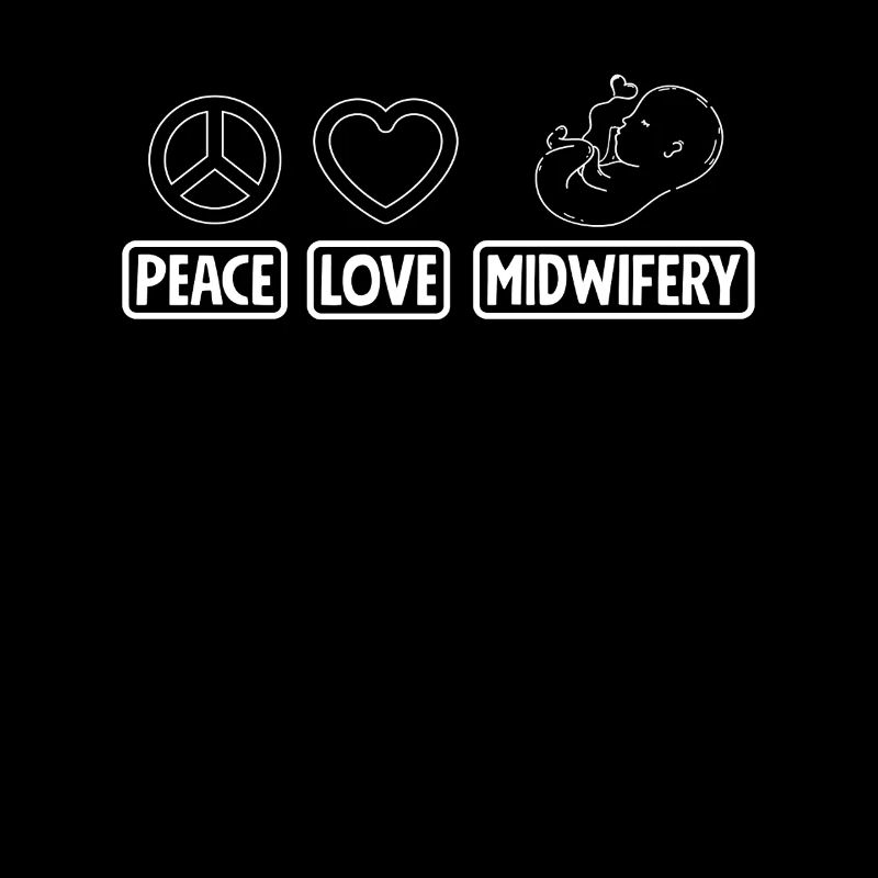 Frieden Liebe Hebamme Midwifery