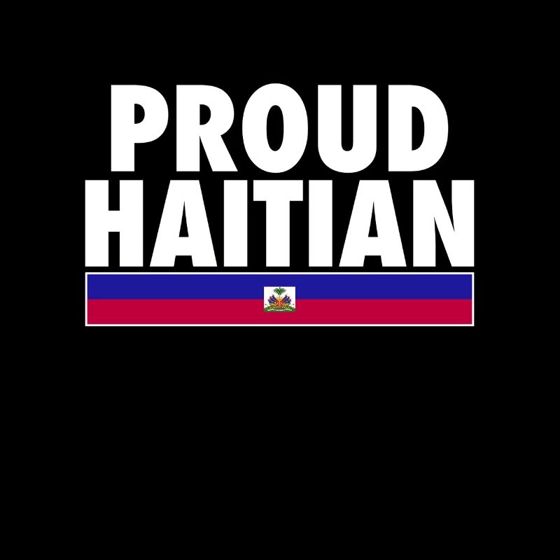 Fier drapeau haïtien haïtien