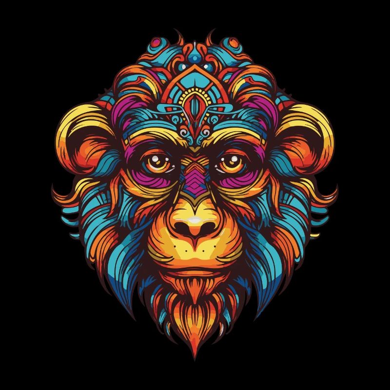 Monkey Portrait
