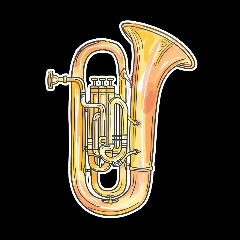 Tuba de dessin animé