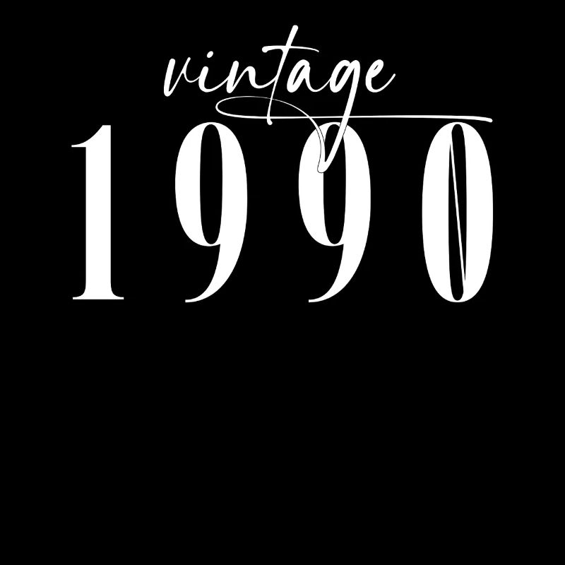 Millésime 1990 Élégant Minimaliste Anniversaire