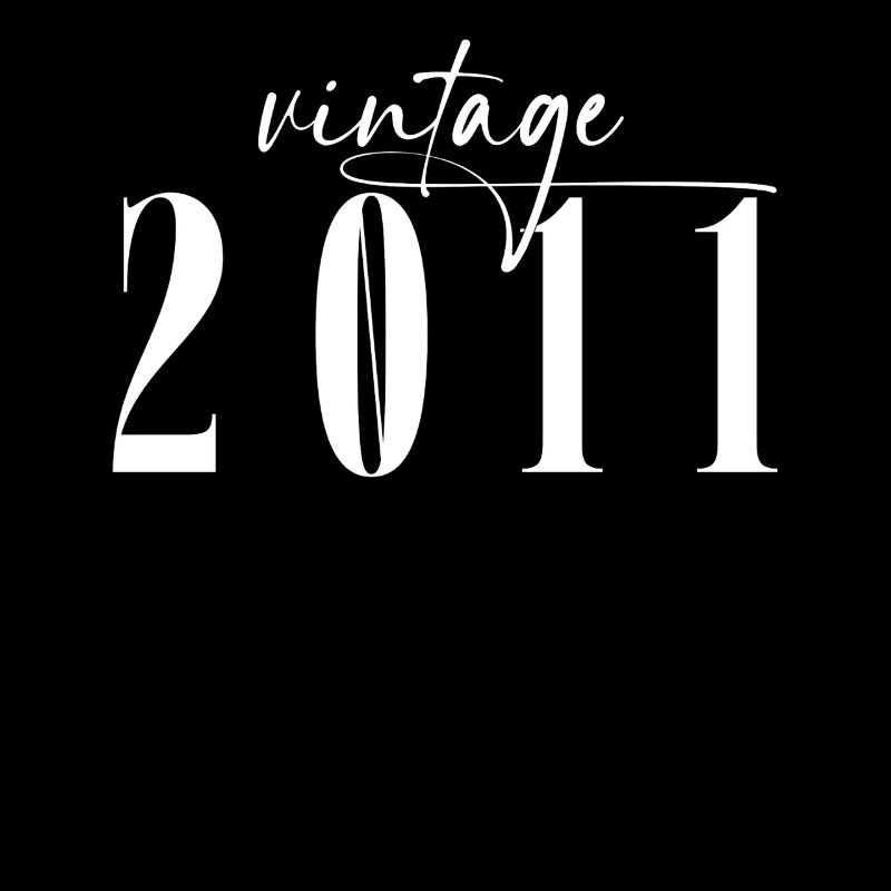 Millésime 2011 Élégant Minimaliste Anniversaire