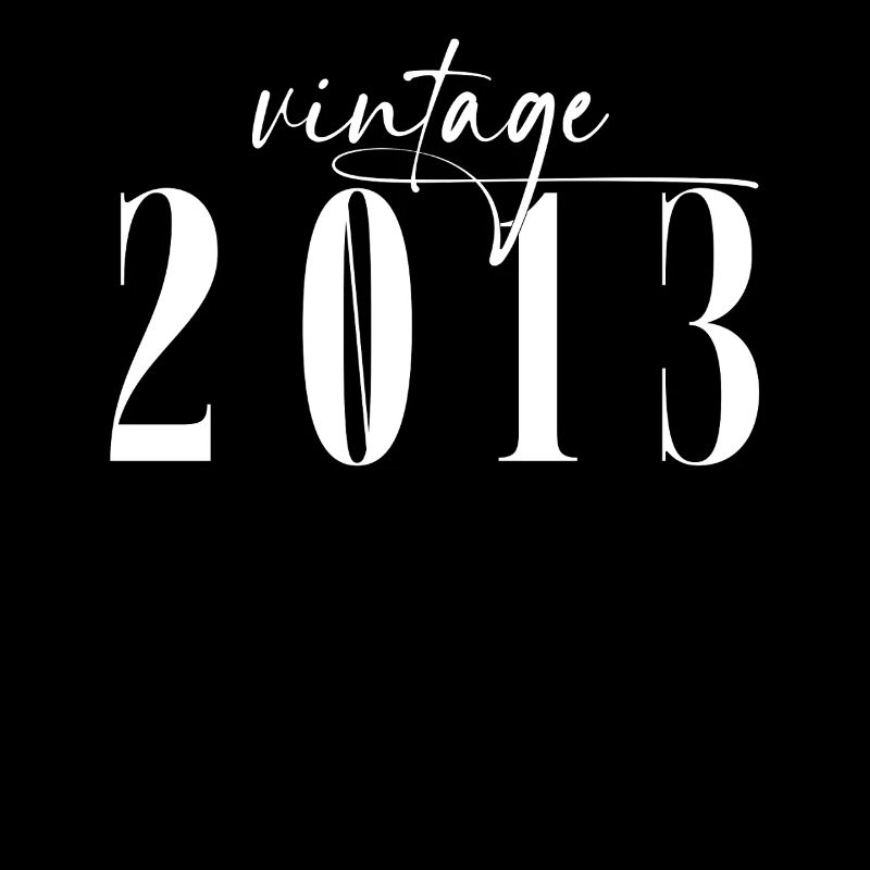 Millésime 2013 Élégant Minimaliste Anniversaire