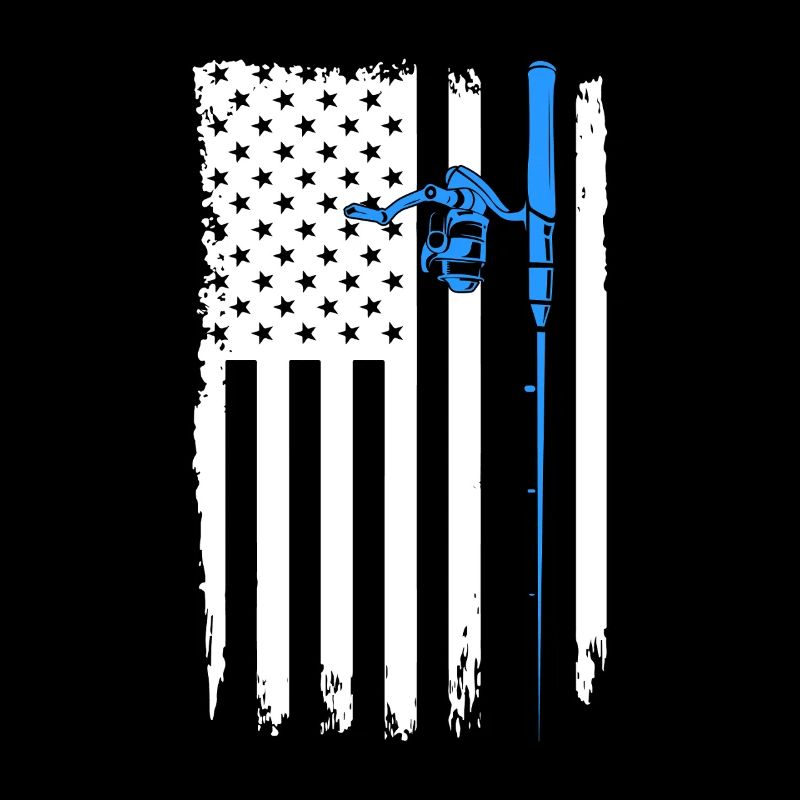 Canne à pêche drapeau