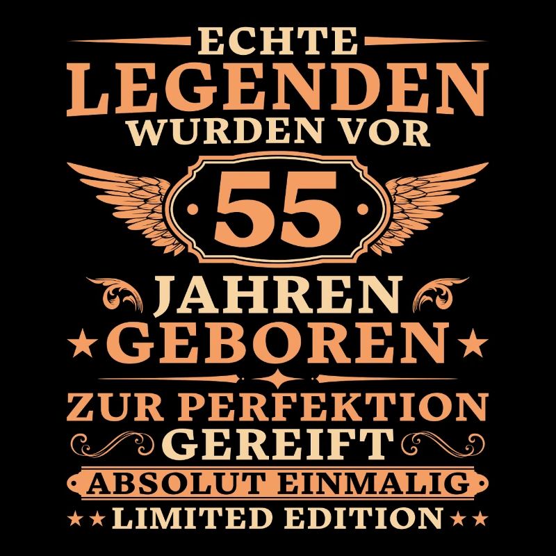 55. Geburtstag Absolut Einmalig seit 55 Jahren