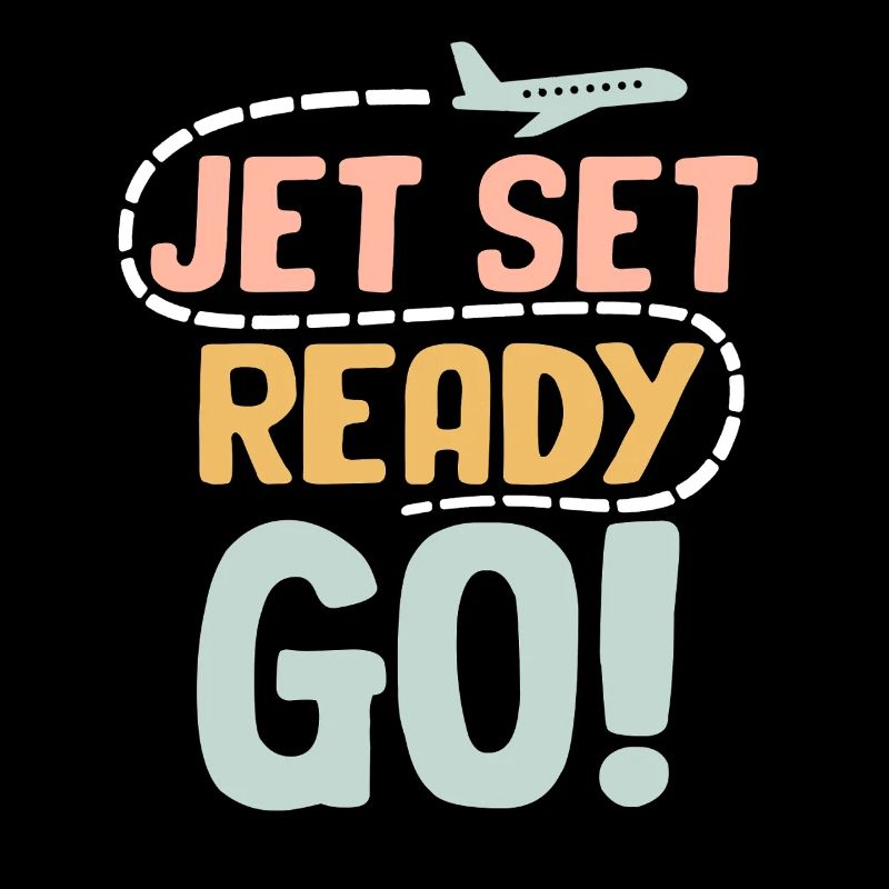 Jet Set Ready Go Flugzeug Urlaubsmodus