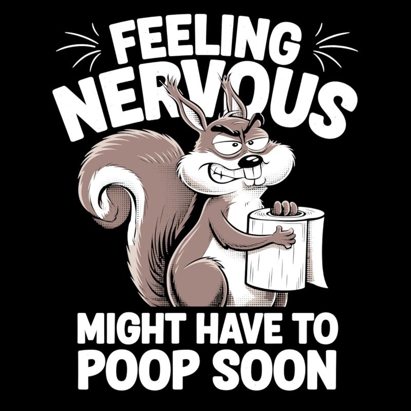 Irritable Bowel Syndrom Squirrel Poop Humor