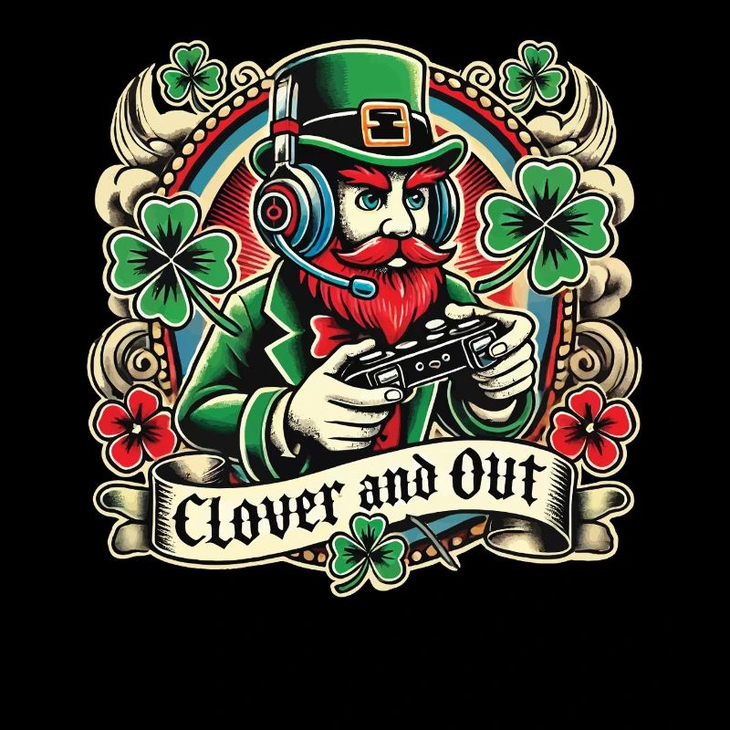 Saint-Patrick Gaming Leprechaun Clover And Out