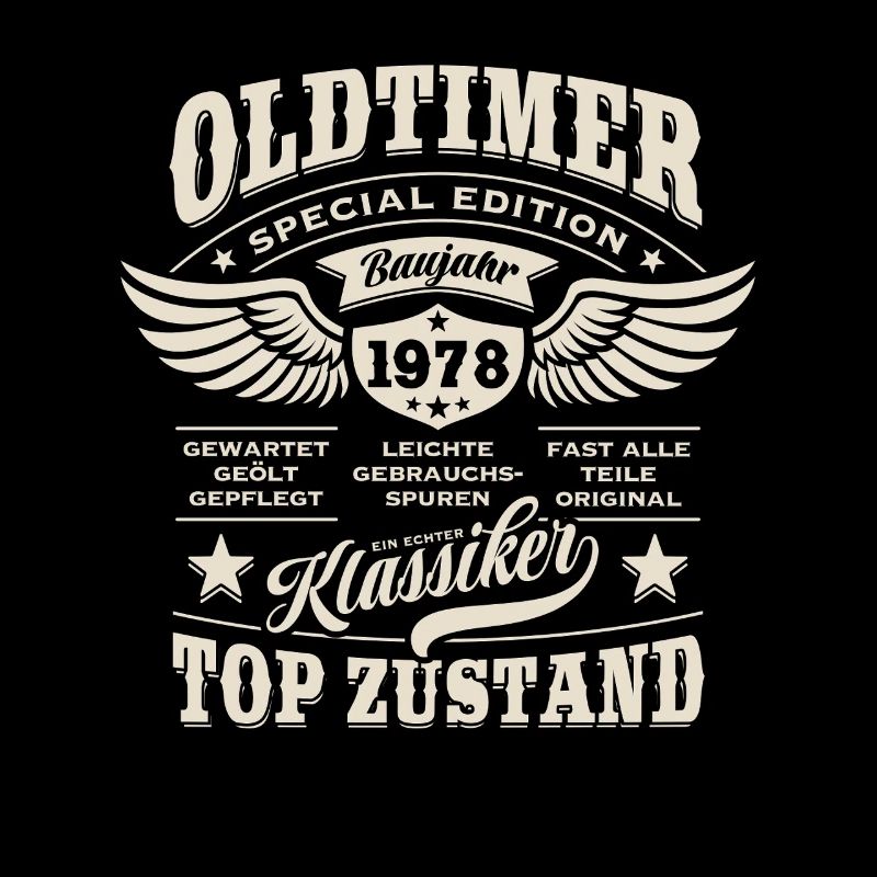 Oldtimer Baujahr 1978 - Geburtstag - Geschenk