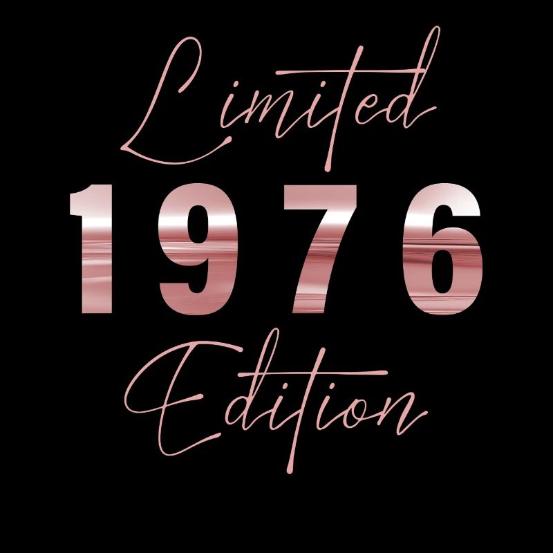 Minimalist Limited 1976 Edition Geburtstag Pastel
