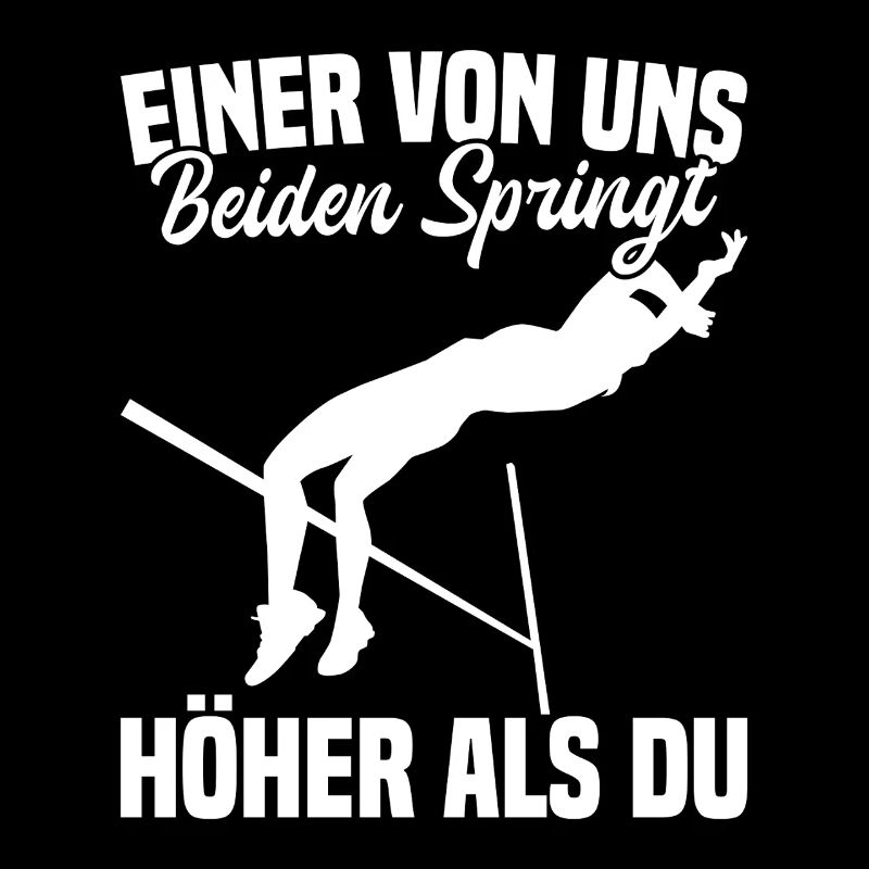 Hochsprung - einer von uns springt höher als du